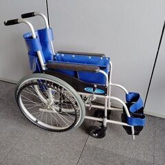 NISSIN　NEO-0 レザー 折り畳み式車椅子 『中古良品』の画像