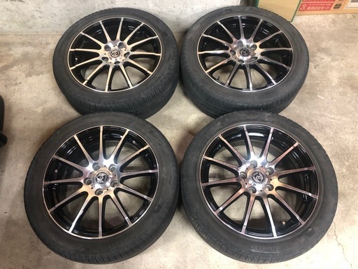 Weds RIZLEY 17インチ 7J ＋53 5穴 PCD114.3