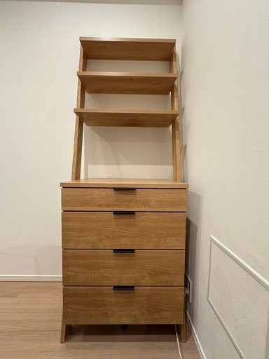 週手渡しのみ　ニトリ　チェストラック　ライトブラウン