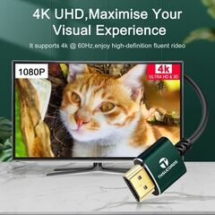 Thsucords Mini HDMI-HDMIケーブル 0.3ウルトラスリムの画像