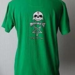SKATE AND HORROR Tシャツ 緑の画像