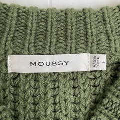 MOUSSY マウジー【F】レディース　オーバーニット　の画像