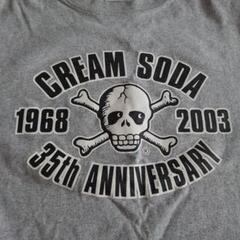 CREAM SODAクリームソーダ バックプリント Tシャツ グレーの画像