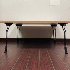 折り畳みテーブル アートパネルデザイン センターテーブル ローテーブルの画像