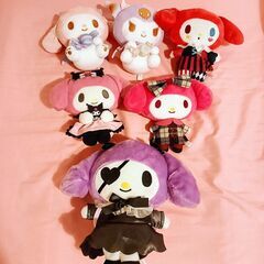 マイメロ、クロミぬいぐるみセット💕の画像