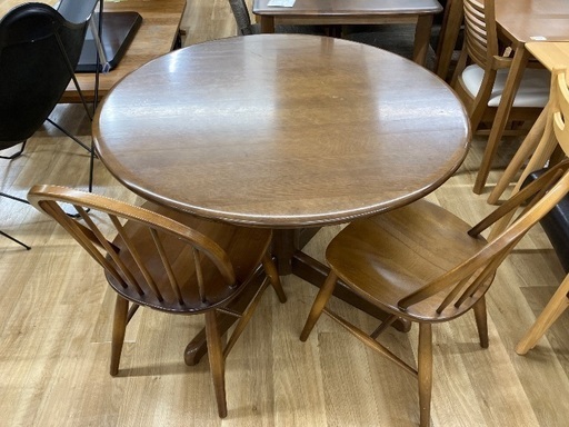 【軽トラ90分貸し出しサービス】飛騨産業　ダイニング3点セット