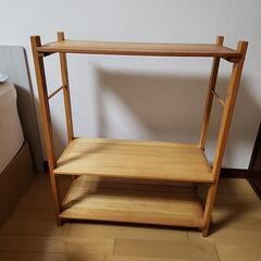 木製ラックの画像