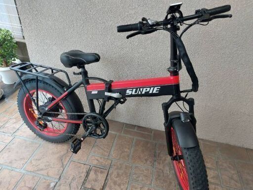 引き取り歓迎 SUNPIE 電動アシスト自転車美品ほぼ新品