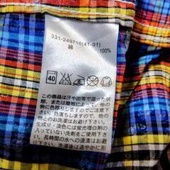 GU 七分袖ボタンダウンシャツ XLの画像