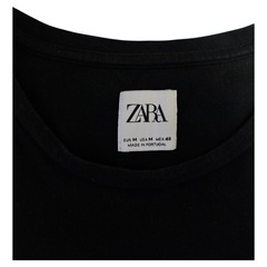 「ZARA」「スカル」「花柄」「総柄」「M」「黒」「マルチカラー」　ドクロの画像