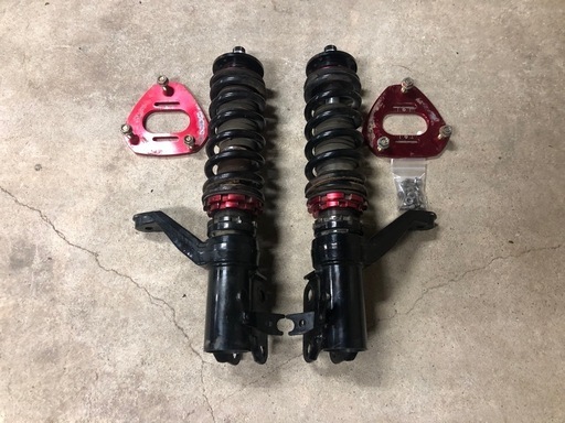 ホンダ DC5 インテグラ Largus SPEC S ラルグス 車高調 フロント 左右 バネレート 6k 自由長 180mm