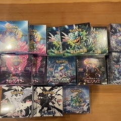 ポケモンカードBOXまとめ売りの画像