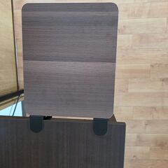 パソコンデスク 拡張テーブル付きの画像