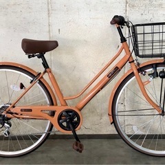 新品未使用6段ギア自転車の画像