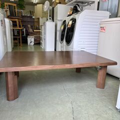 【リサイクルショップ ピカソ 小松原】🪵✨ニトリ製✨折れ脚ローテーブル 120cm✨2022年製の美品‼️★1182★の画像