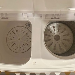 【最終値下げ】【引取9/15まで】【使用回数1回】小型二槽式洗濯機 simplus シンプラス SP-NWM01　の画像