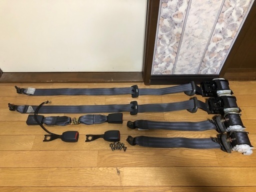 ダイハツ L700S ミラジーノ 純正 シートベルト 1台分