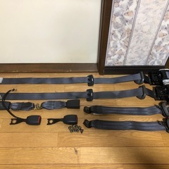 ダイハツ L700S ミラジーノ 純正 シートベルト 1台分