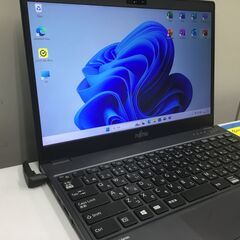 🍀【美品】超軽量・超高速ノートパソコン「FUJITSU」win11・office2021 管理No1の画像