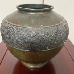 昭和レトロ　壺　花瓶の画像