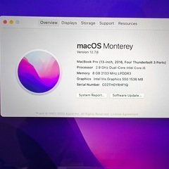 タッチバー搭載MacBook Pro 2016の画像