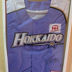 大谷翔平直筆サインユニフォームの画像