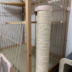 猫 ケージ キャットケージ 2段 木製フレーム トレー付き 猫専用ドア付き 多頭飼い ペットケージ ケージの画像