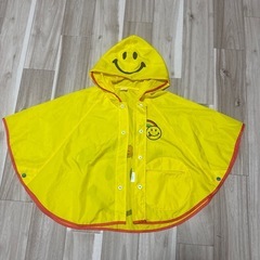 ♥ニコちゃん レインポンチョ 訳あり♥の画像