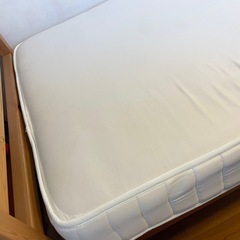 【無料！】無印 シングルベッド マットレスのみ ポケットコイルスプリングの画像