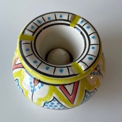 【モロッコ】サフィ陶器 灰皿の画像