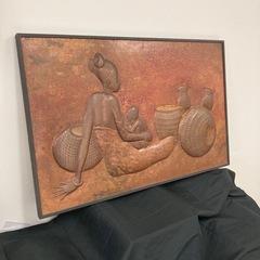 銅板レリーフの画像