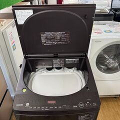 地域限定送料無料　良品【 TOSHIBA 】東芝 洗濯10.0㎏/乾燥5.0㎏ 洗濯乾燥機 温か抗菌ウルトラファインバブル洗浄W ZABOON 低振動・低騒音設計 AW-10SV9の画像