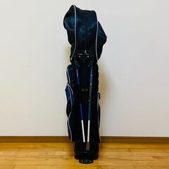ゴルフセット Larouge B-Ice キャディーバッグ 9.5型 8分割 自立スタンド付 TSURUYA Hi-Tech Super Light Alloy ドライバー 1番 ウッド 3番 4番 5番 BMF アイアン 5番 6番 7番 8番 9番 ウェッジ P ピッチング S サンド パター 不明の画像