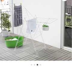 【無料】IKEA 物干しラック の画像