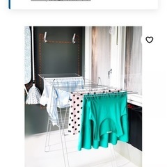 【無料】IKEA 物干しラック の画像