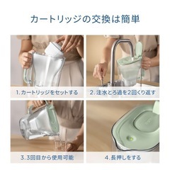 浄水器　ブリタ　浄水ポット(2.4L) 日本正規品スタイル エコ パウダーブルー マクストラプロ ピュアパフォーマンス の画像