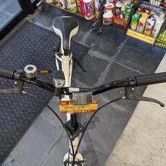 折り畳み自転車★20インチ★白色★防犯登録料込みの画像