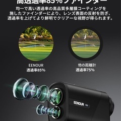 EENOUR ゴルフレーザー 距離計 Ultra-mini LCD 3点間計測付 の画像