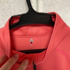 mont-bell M ハーフジップシャツ コーラルピンク　レディースの画像