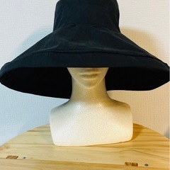 新品未使用　つば広ハット　帽子の画像