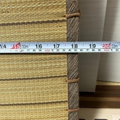 【新品・未使用】夏用　ござ　座布団　2枚セットの画像
