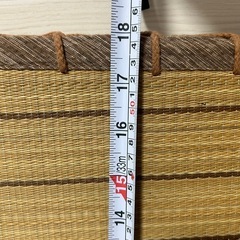 【新品・未使用】夏用　ござ　座布団　2枚セットの画像