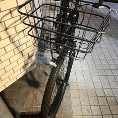 予約者決定中　29インチ！　変速付き　マットブラック　タイヤ太め　中古自転車　の画像