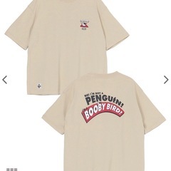 CHUMS グレージュ Tシャツ Lサイズ(オーバーサイズ)