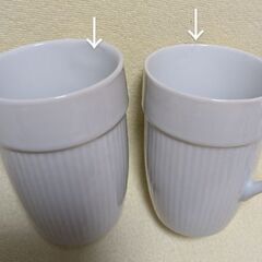 カップ２つ②の画像