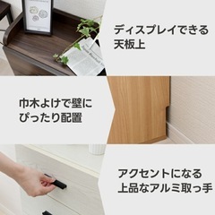 【受付終了】カウンター下　スリムチェストの画像