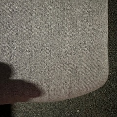 シングルベット脚付き　グレーの画像