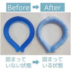 冷感ネックリング　ネッククーラー　クールリング　アイスリング 　Mの画像