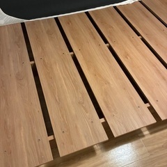 LOWYA ダブルベッド　希望者マットレス付き【7/19or20】の画像