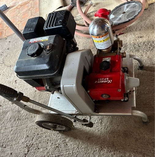 動作品　やまびこ　エンジンセット動噴 動力噴霧器 SPE357 KIORITZ 動作品やまびこエンジンセット動噴 動力噴霧器 SPE357 共立